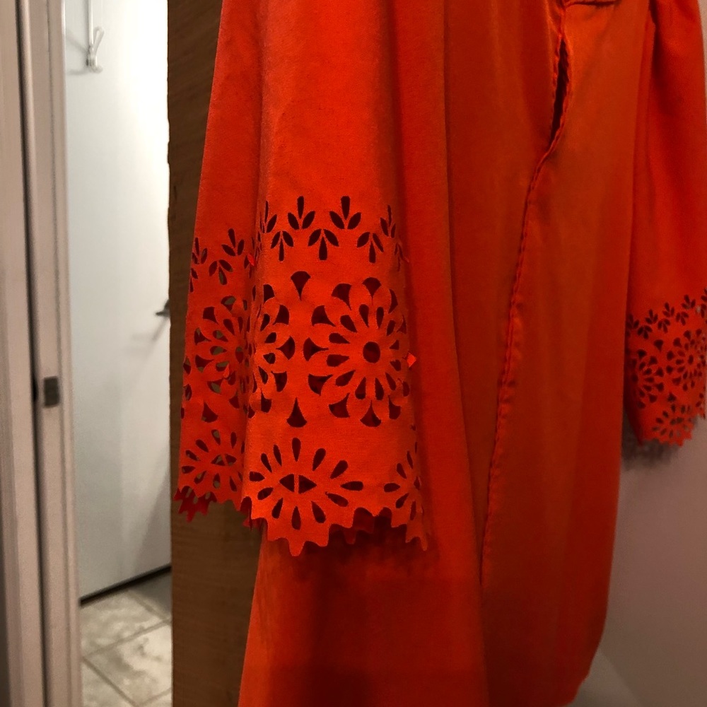 Target Orange/Red Blouse - Picture 2 of 3